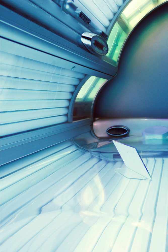 Tanning bed at the Clubs at River City in Peoria